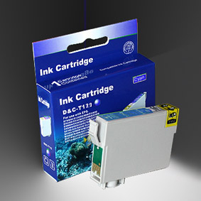 Kompatibel Epson Hirsch, T1302, T130, C13T13024010 C Cyan...
