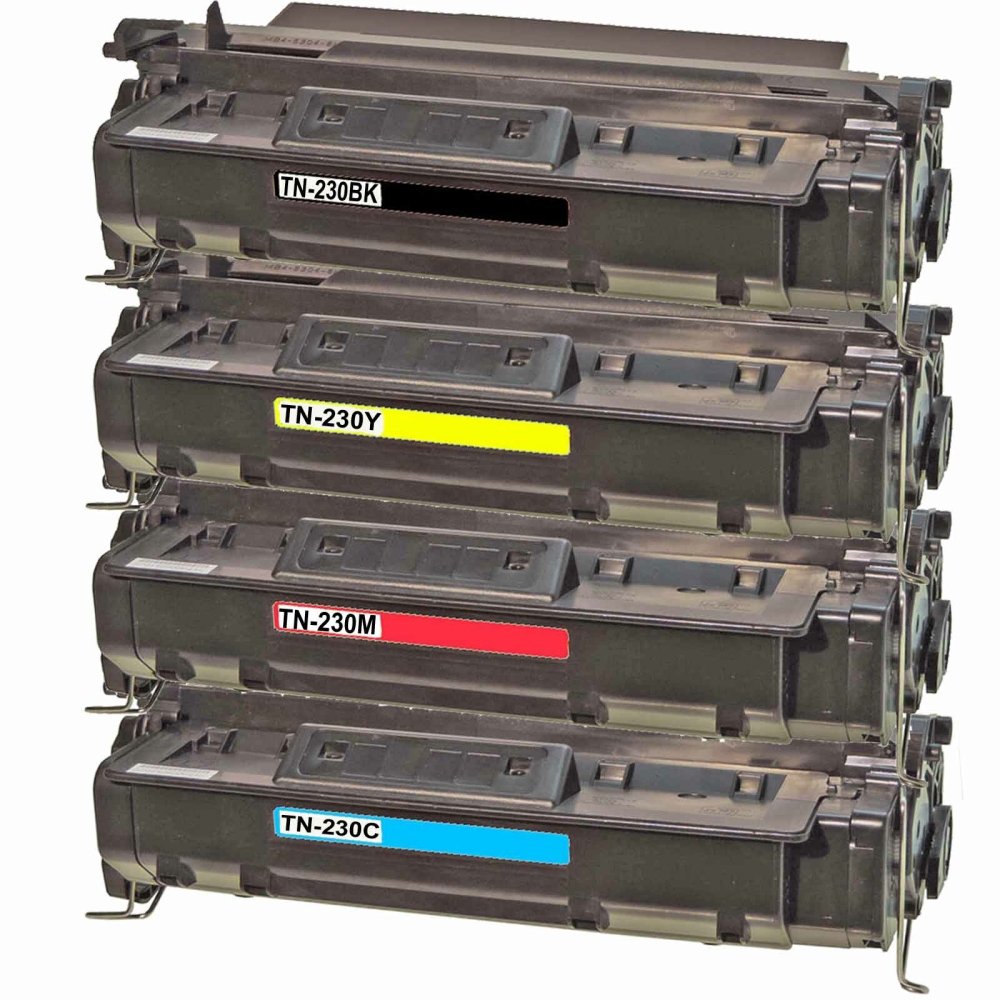 Gigao TN-230 Toner-Set kompatibel mit Brother f&uuml;r MFC-9125CN - CMYK 4er Pack
