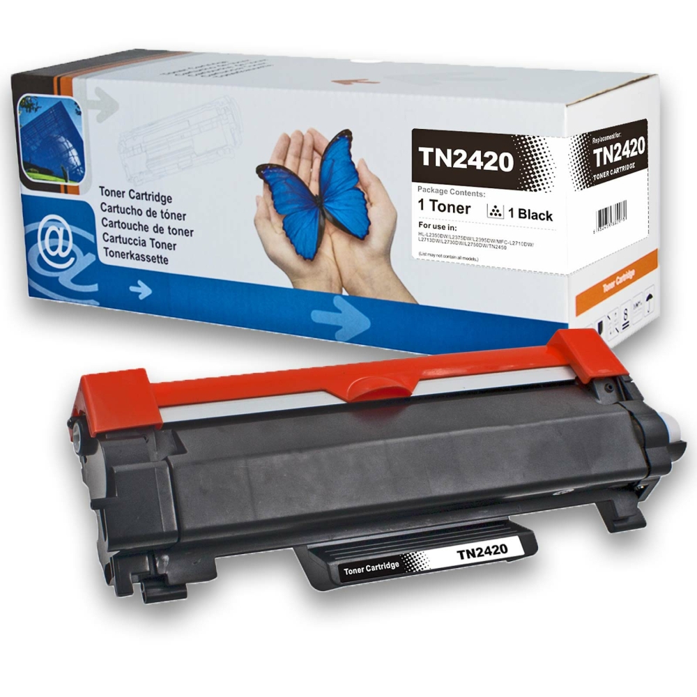 D&C TN-2420 Toner Schwarz kompatibel f&uuml;r Brother DCP-L2510D - 3.000 Seiten