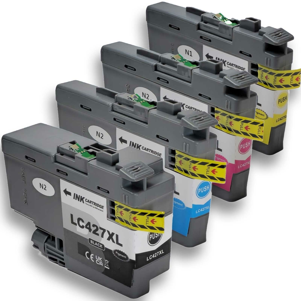 Gigao LC-427XL Tintenpatronen Set kompatibel mit Brother f&uuml;r MFC-J6957DW - 4er Pack CMYK