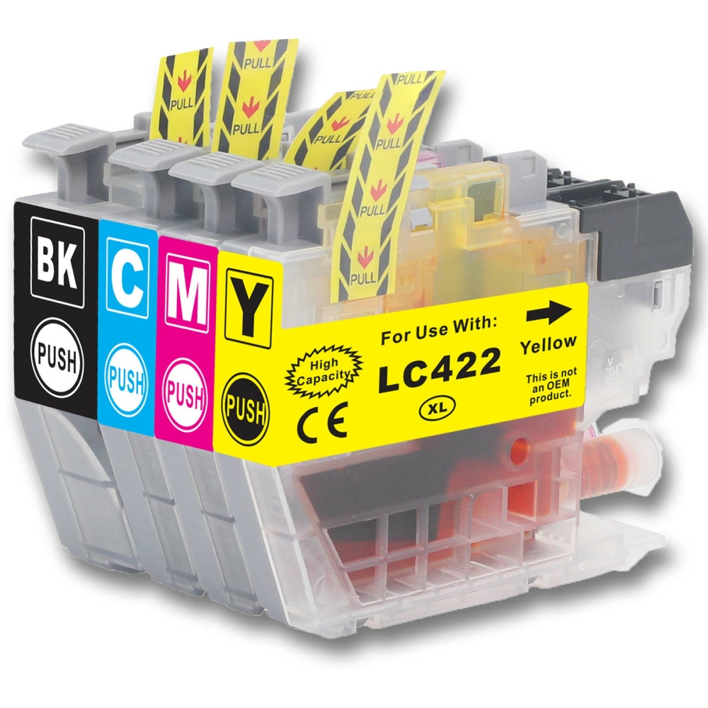 Gigao LC-422XL Kompatibel Tintenpatronen f&uuml;r Brother MFC-J5345DW - 4er Set (CMYK)