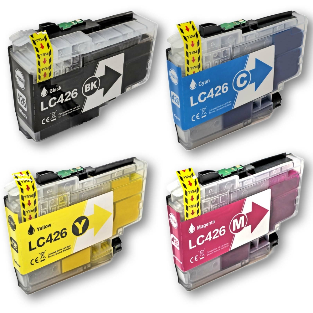 Gigao LC-426 Tintenpatronen Set Kompatibel f&uuml;r Brother MFC-J4340DWE Ecopro (4er Pack CMYK)