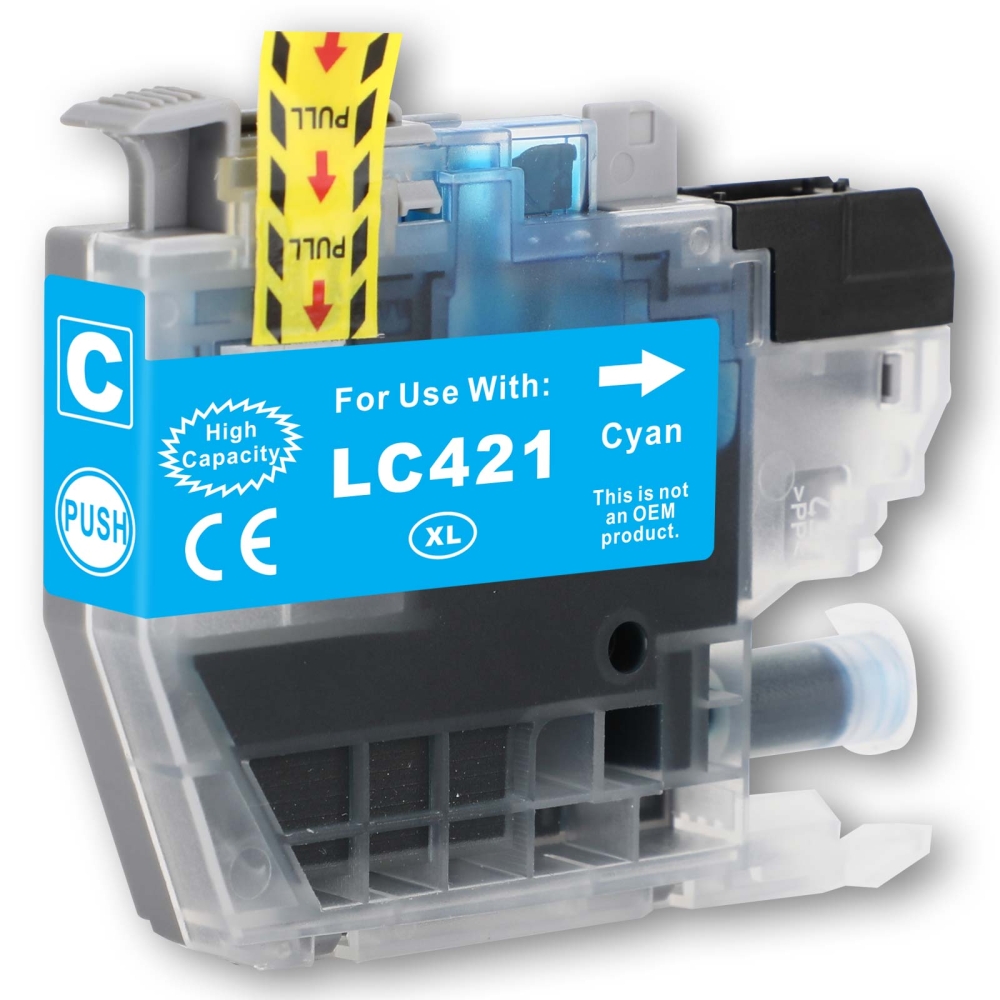 Gigao LC-421 XL Tintenpatronen Kompatibel mit Brother DCP-J1050DW - 4er-Set (CMYK)