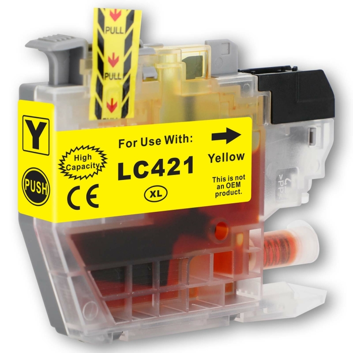 Gigao LC-421 XL Tintenpatronen Set kompatibel mit Brother f&uuml;r DCP-J1800DW - 4 Farben Multipack