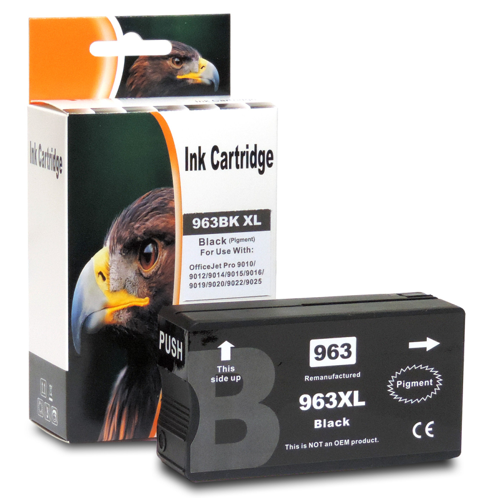 D&C Tintenpatronen Set HP 963XL f&uuml;r HP OfficeJet Pro 9018 - 4er Pack Kompatibel