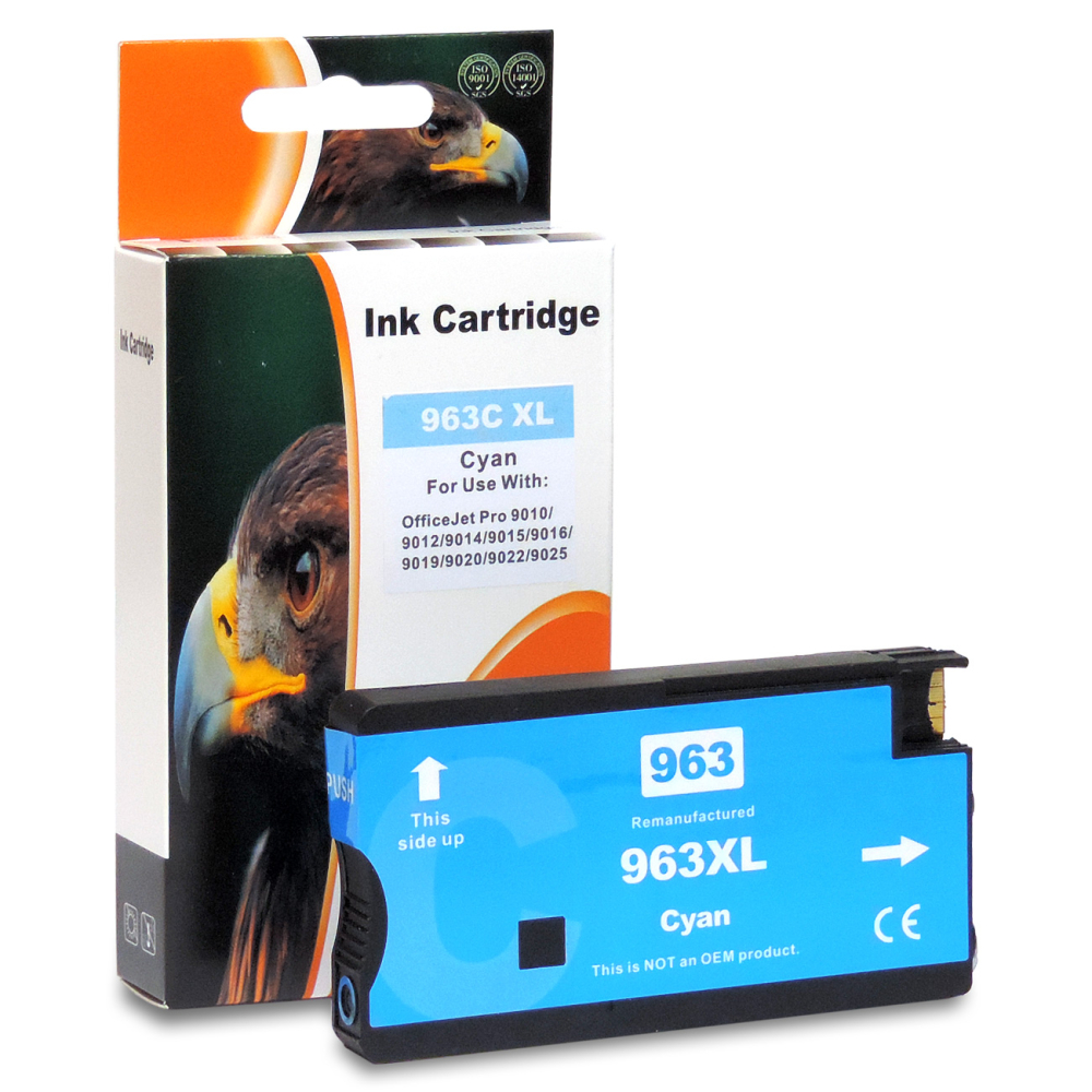 D&C HP 963XL Kompatibel 4er Set f&uuml;r HP OfficeJet Pro 9022