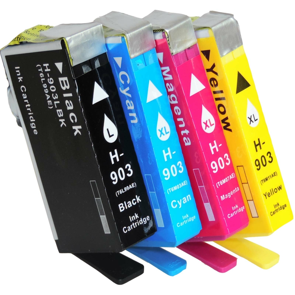 D&C HP 903XL Kompatibel 4er Set Tintenpatronen f&uuml;r HP OfficeJet 6900 Series