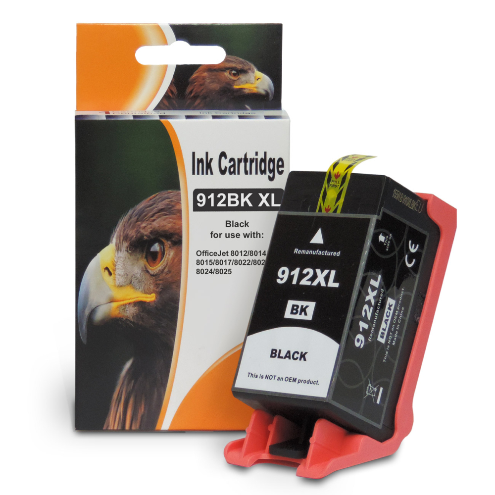 D&C HP 912XL Kompatibel 4er-Set Tintenpatronen f&uuml;r HP OfficeJet Pro 8020