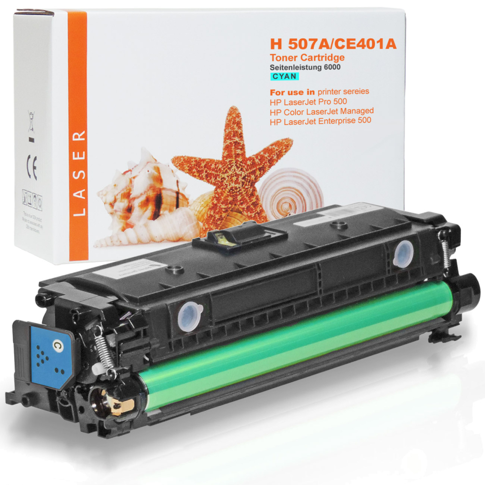 Gigao Toner-Set f&uuml;r HP LaserJet Enterprise 500 color M551dn - Kompatibel CE400X CE401A CE403A CE402A (507X/507A)