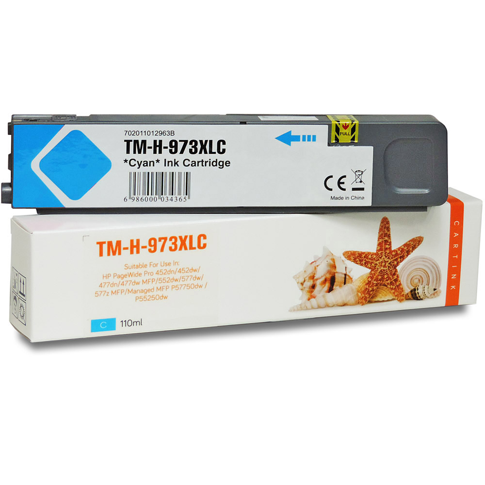 Gigao HP 973X Tintenpatronen XXL Set f&uuml;r HP PageWide Pro 477dw (4er Pack)