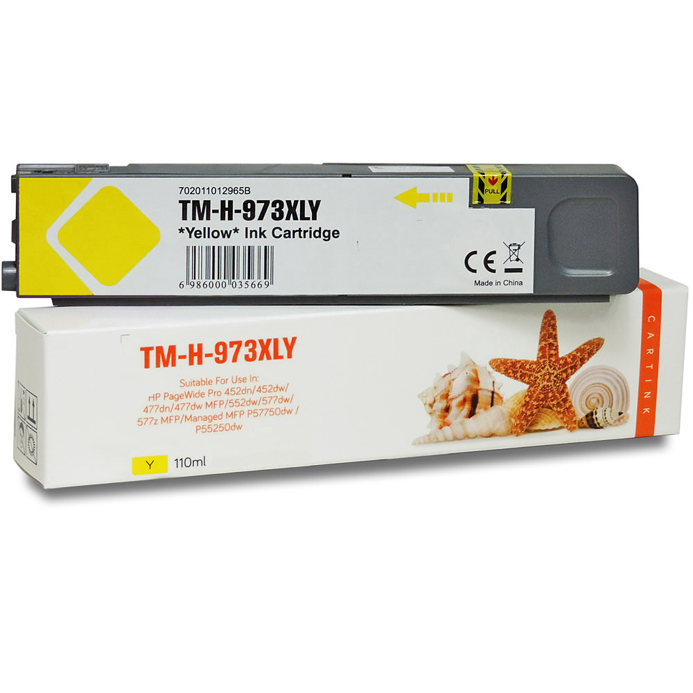 Gigao Toner ersetzt HP 973X PageWide Pro 570 Series Tintenpatronen Set CMYK XL