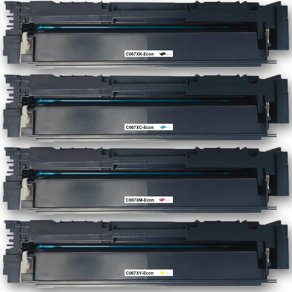 Gigao Toner-Set 067H f&uuml;r Canon i-SENSYS LBP-630 Series - 4 Farben CMYK kompatibel