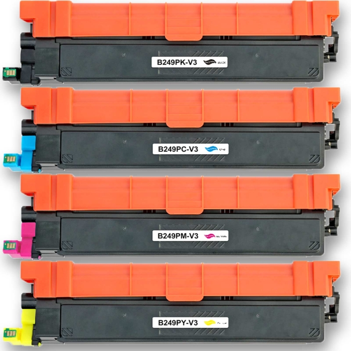 Kompatibel Brother TN-249XL Sparset 4 Toner alle Farben...