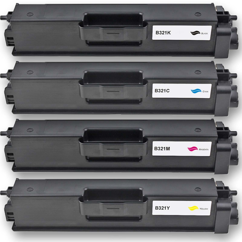 Kompatibel Brother TN-321 Sparset 4 Toner alle Farben von Gigao