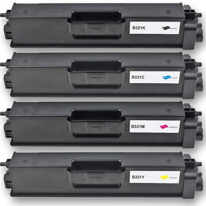 Kompatibel Brother TN-321 Sparset 4 Toner alle Farben von...