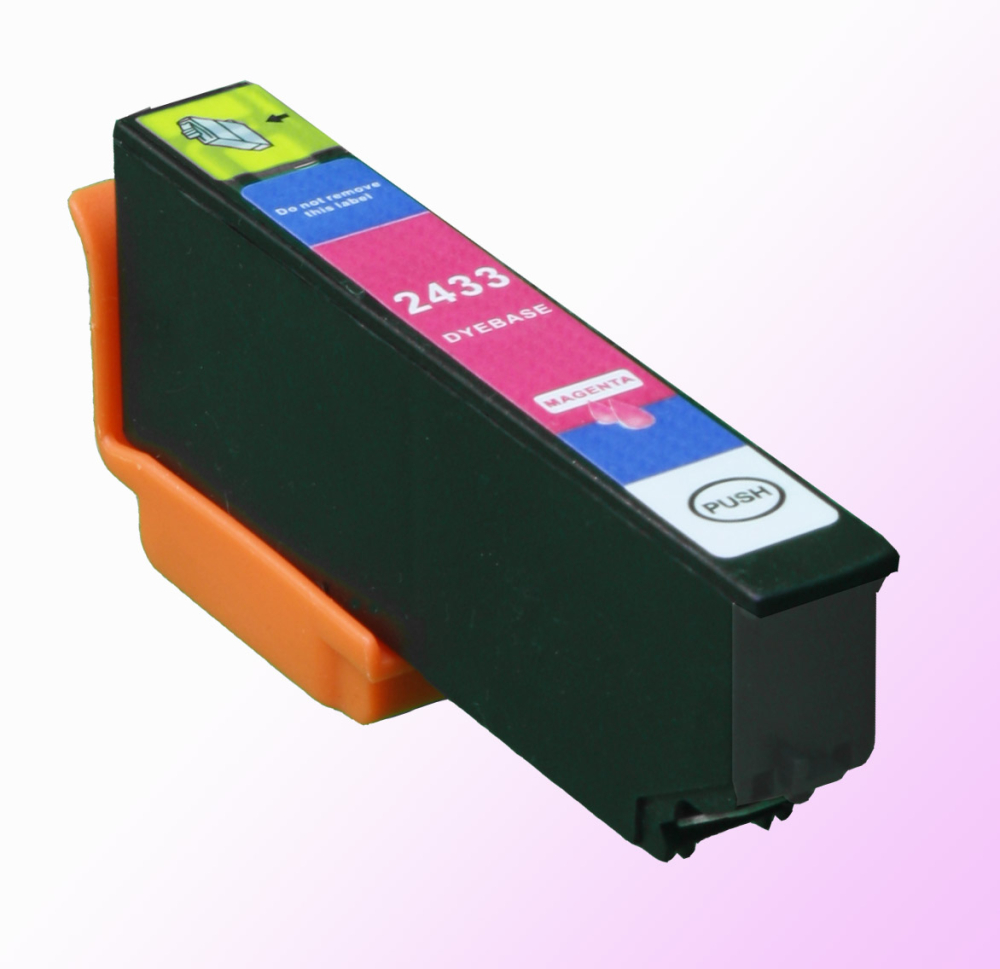 Kompatibel Epson Elefant, T2433, 24XL, C13T24334010 M Magenta Rot Druckerpatrone f&uuml;r 610 Seiten von D&C