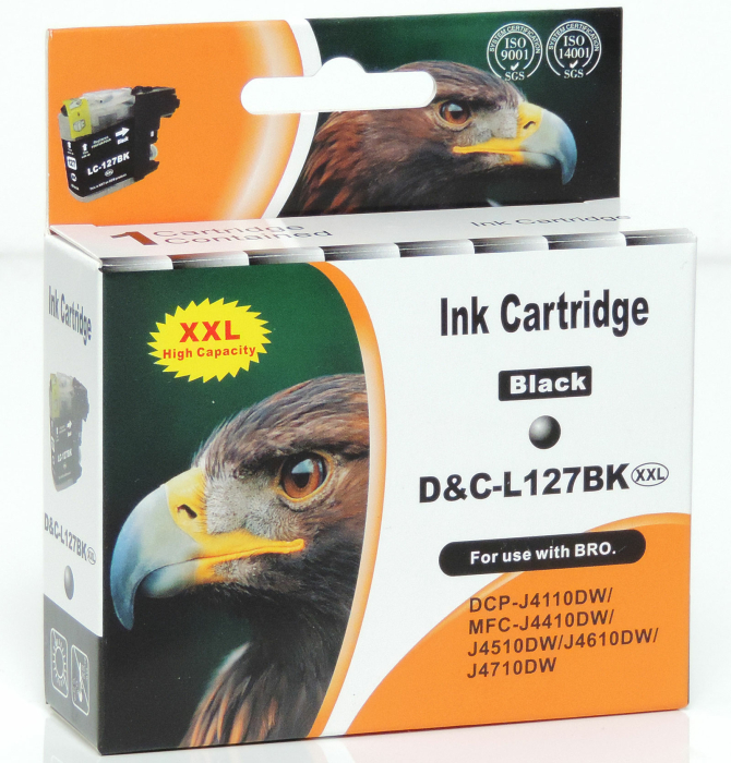 Kompatibel Brother LC-127 XXL BK Schwarz Black...
