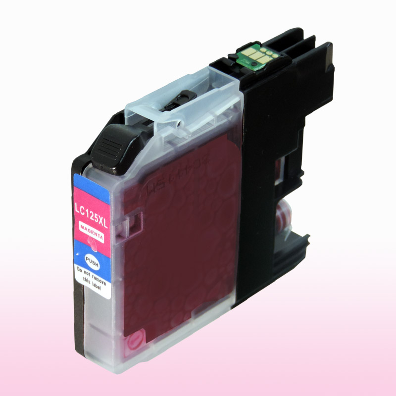 Kompatibel Brother LC-125 XXL M Magenta Rot Druckerpatrone f&uuml;r 1.200 Seiten von D&C