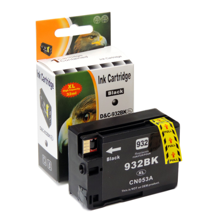 Kompatibel HP 932XL, CN053AE BK Schwarz Black...