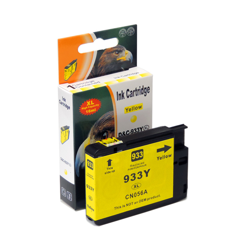 Kompatibel HP 933XL, CN056AE Y Yellow Gelb Druckerpatrone f&uuml;r 825 Seiten von D&C