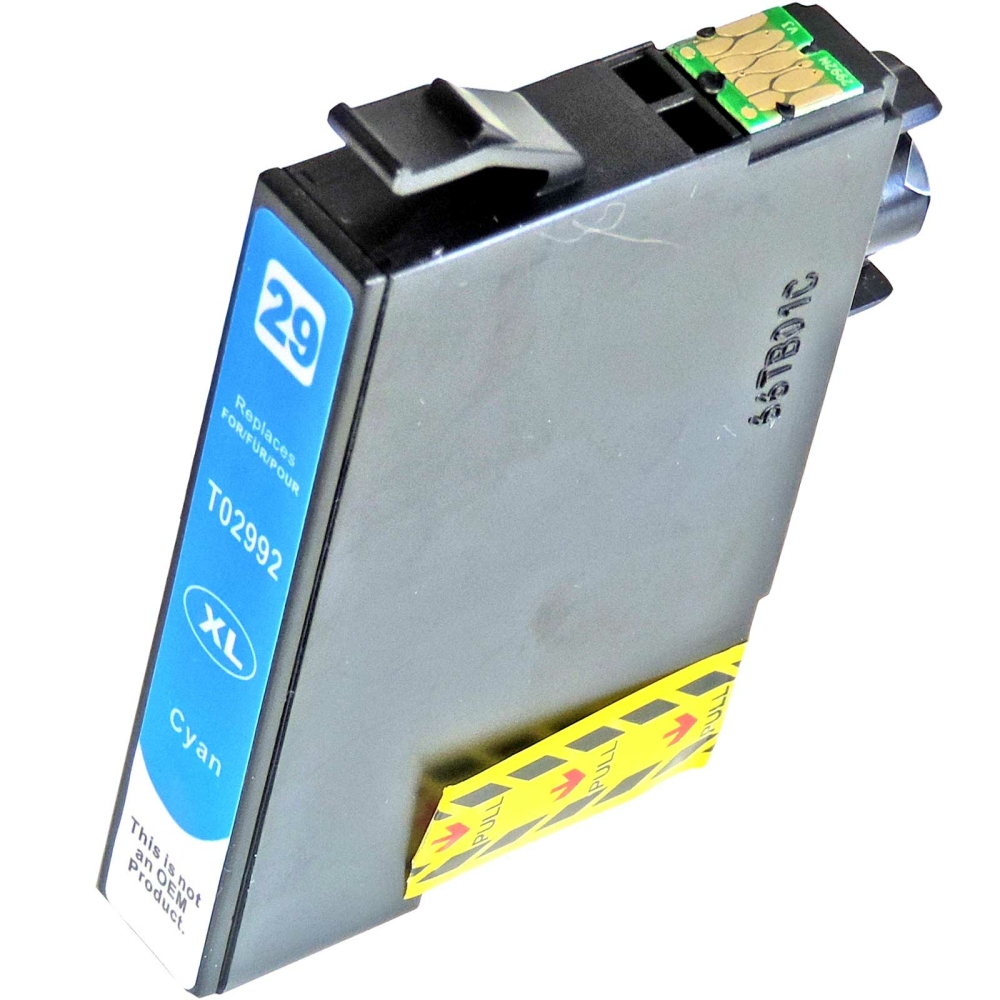 Kompatibel Epson Erdbeere, T2992, 29XL, C13T29924010 C Cyan Blau Druckerpatrone f&uuml;r 450 Seiten von D&C